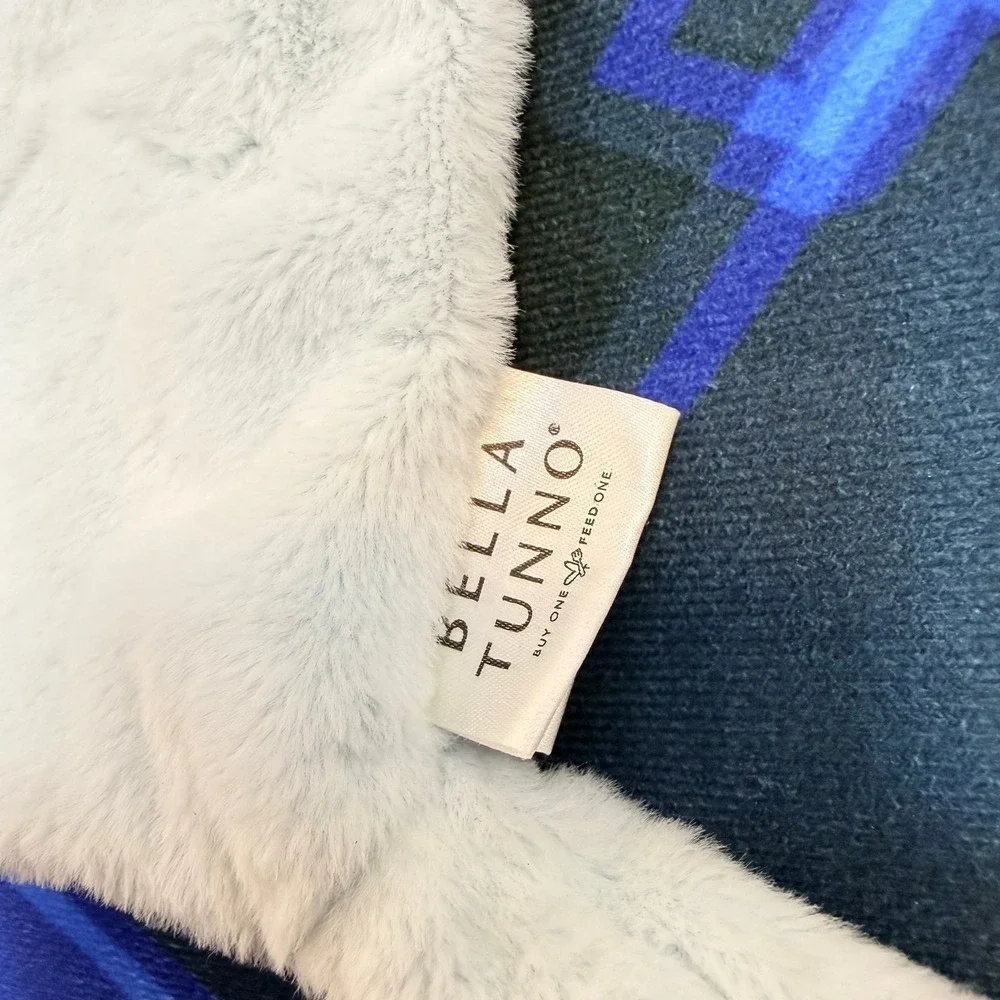 Bella Tunno Taking Cara Babies Snuggle Lovey Blue Puppy Dog Security Blanket